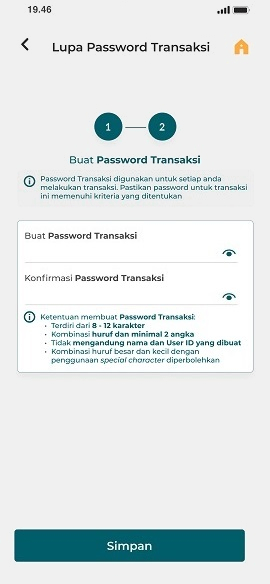 Lupa Password Transaksi 3