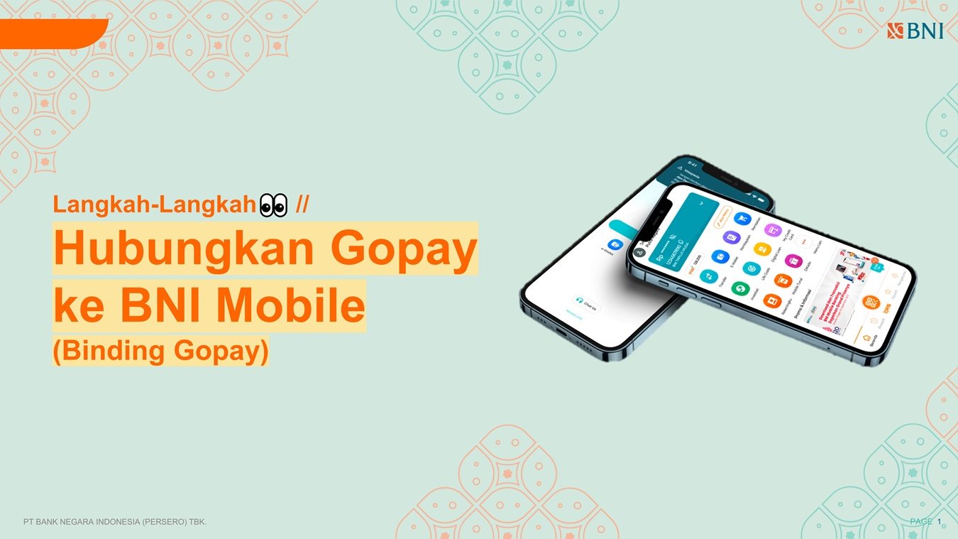 Banding GoPay di BNI Mobile Banking