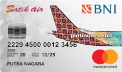 BNI Batik Air Debit Card