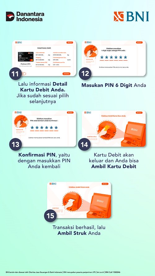 Penggantian Kartu Debit Contactless di BNI DigiCS - Magnetic Stripe
