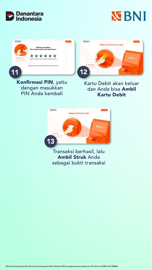 Penggantian Kartu Debit Contactless di BNI DigiCS - DOA/Rusak/Expired