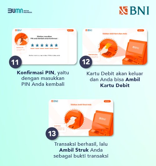 Penggantian Kartu Debit Contactless di BNI DigiCS - DOA/Rusak/Expired