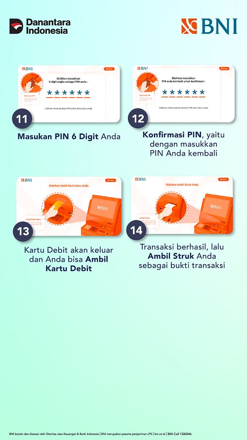Penggantian Kartu Debit Contactless di BNI DigiCS - Kartu Hilang
