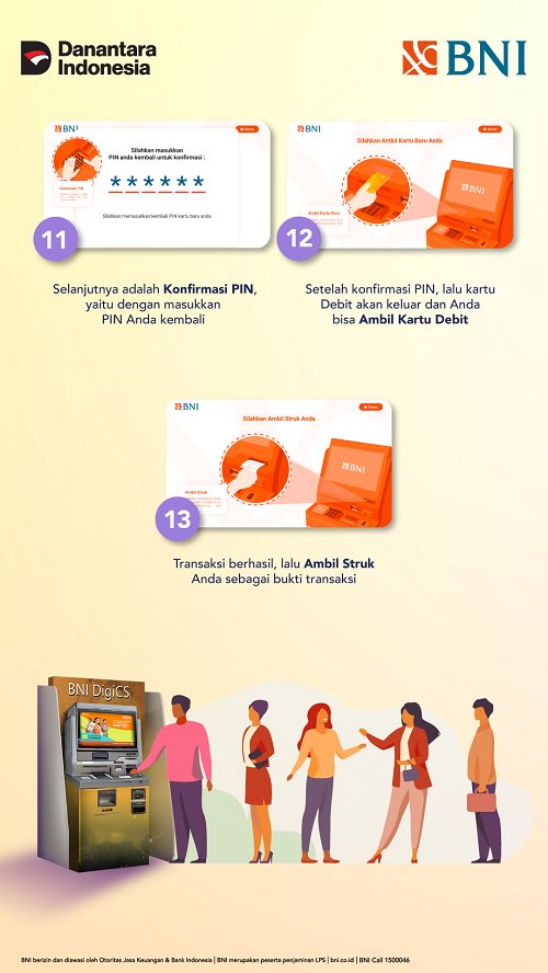 Penggantian/pengambilan kartu setelah membuka rekening di wondr by BNI