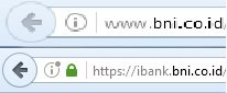 Alamat URL BNI yang benar