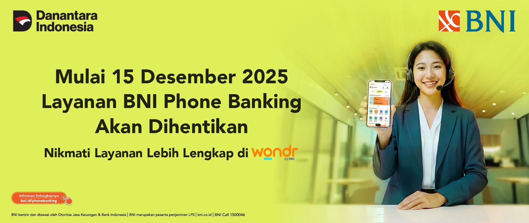 Penutupan Phone Banking