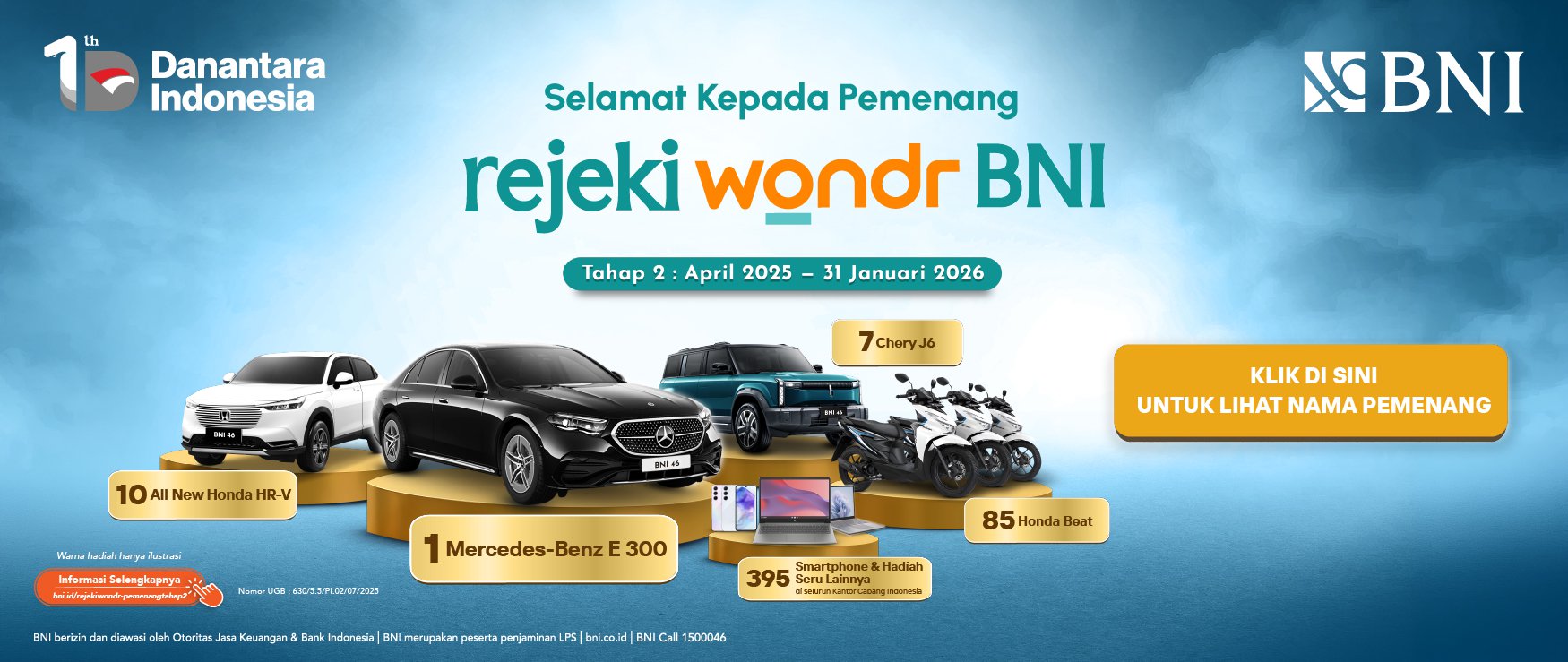 Winner Ads Rejeki wondr BNI