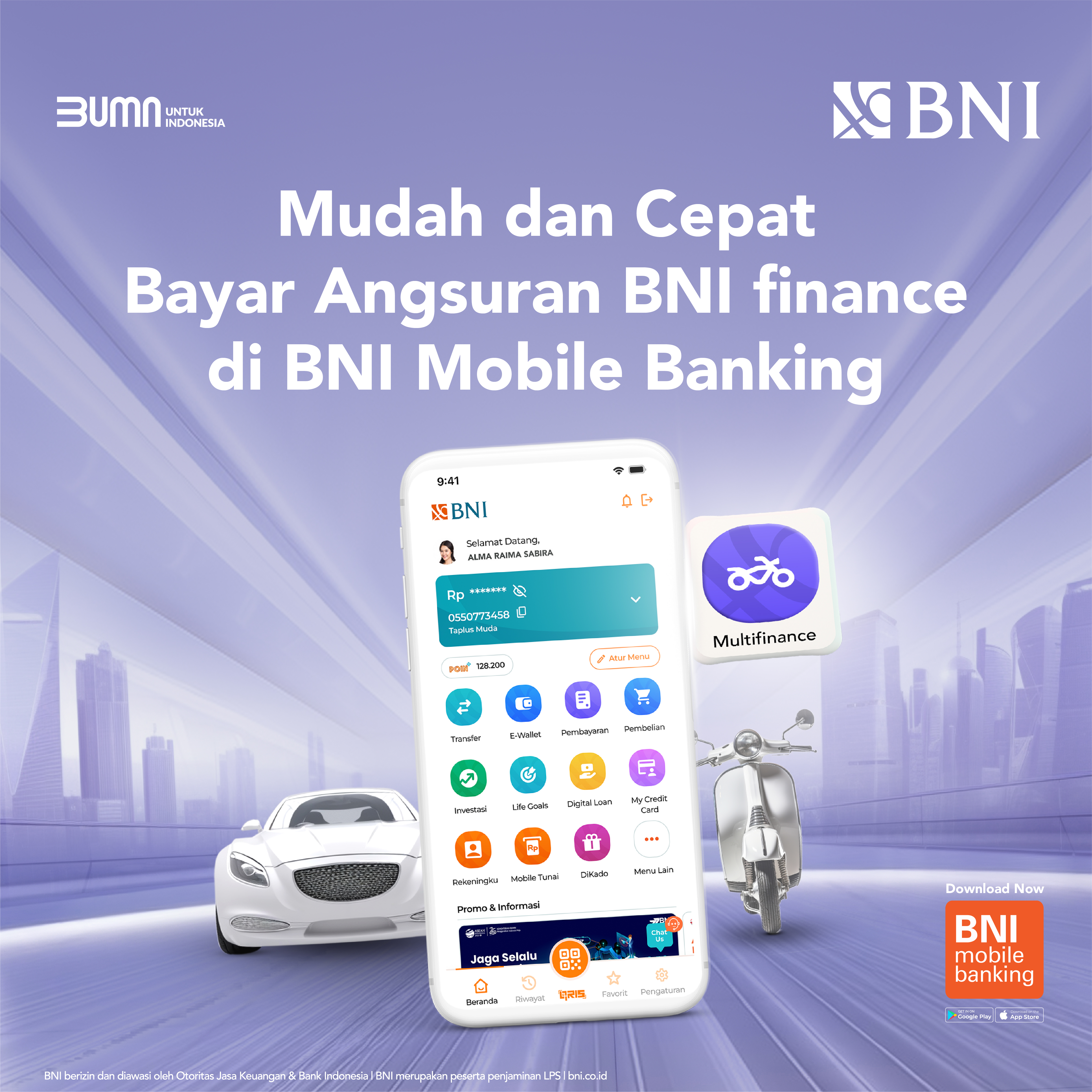 Pembayaran Tagihan BNI Multifinance