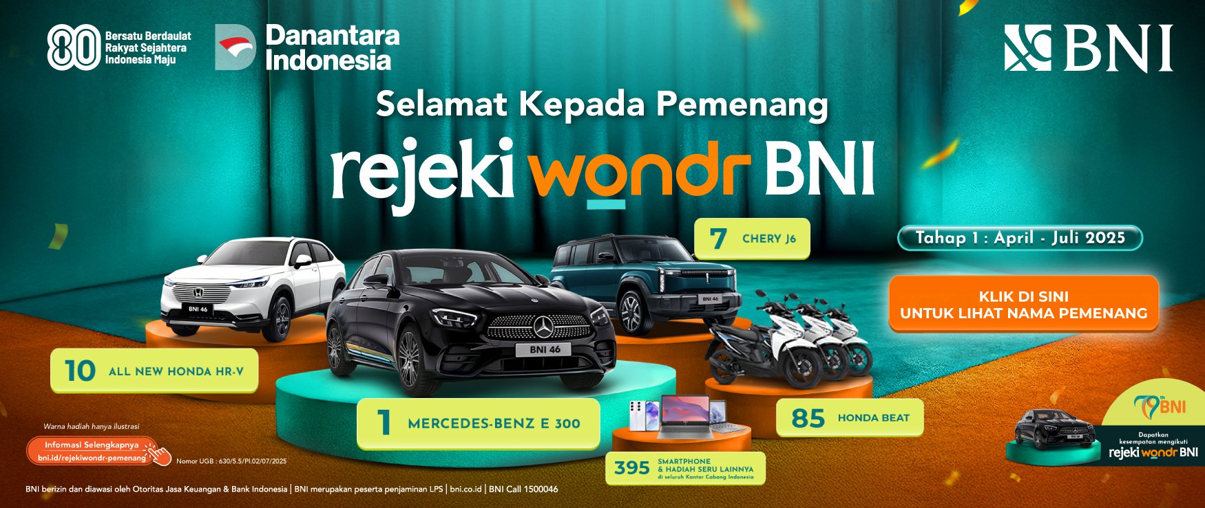 Winner Ads Rejeki wondr BNI