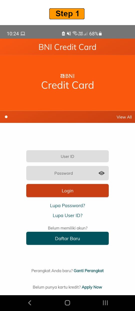 Cara Membuat User ID Step 1