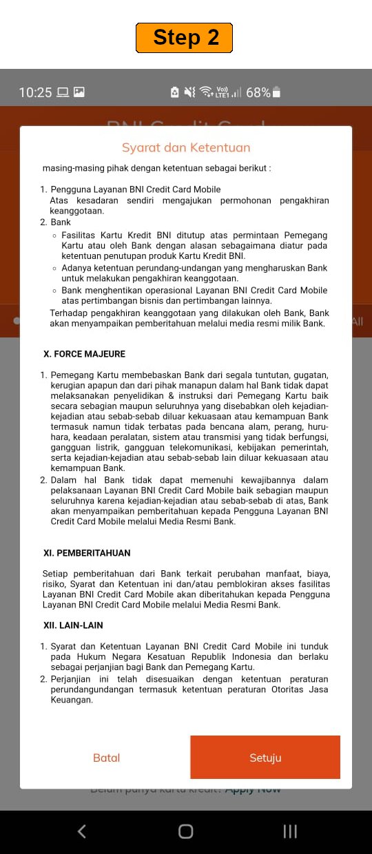 Cara Membuat User ID Step 2