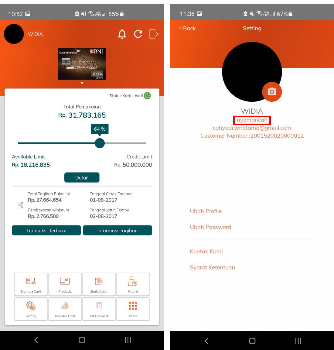 Cara Mudah Membuat User ID BNI Credit Card Mobile BNI Credit Card