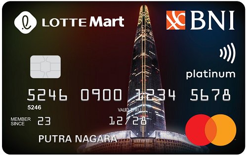 Kartu Kredit BNI-Lotte Mart Platinum