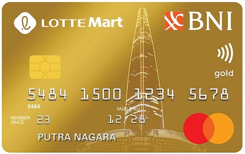 Kartu Kredit BNI-Lotte Mart Gold