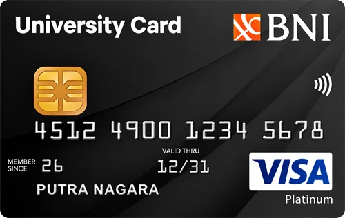Kartu Kredit BNI Affinity Universitas