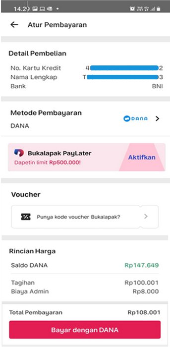 Pembayaran Melalui Bukalapak Step 6