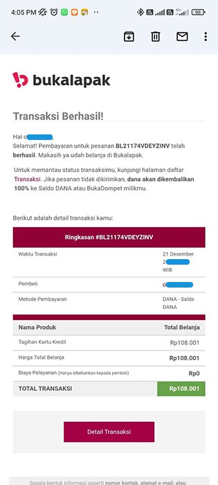 Pembayaran Melalui Bukalapak Step 8
