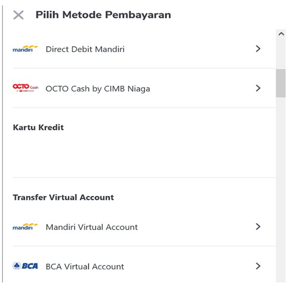 Pembayaran Melalui Tokopedia Step 6