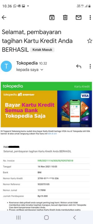 Pembayaran Melalui Tokopedia Step 16