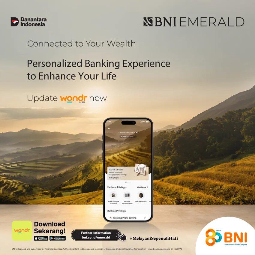 Download wondr by BNI, Banking App untuk transaksi, mendapatkan insight, dan merencanakan life goals Anda