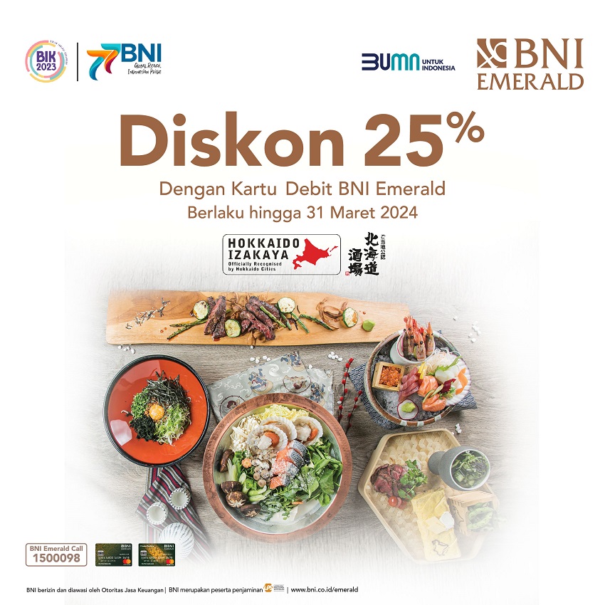 Promo Hokkaido Izakaya